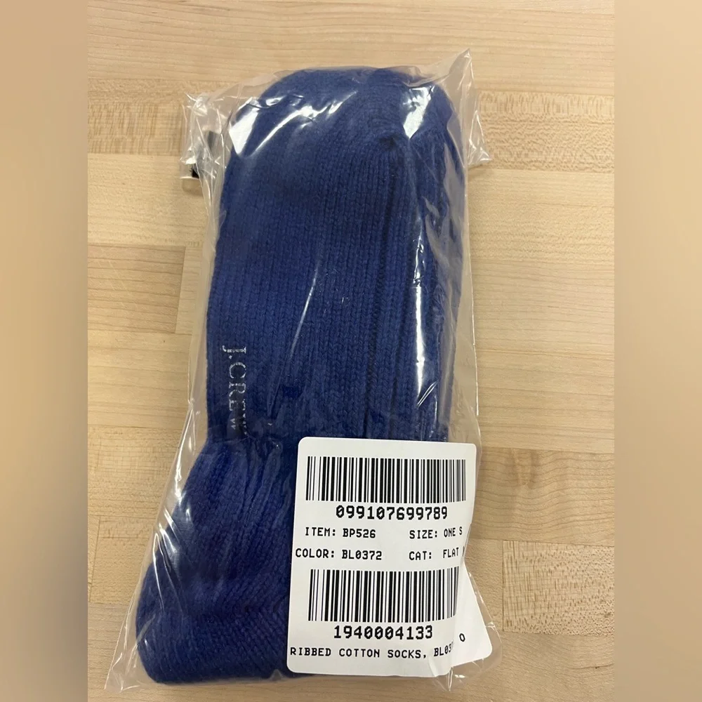 J.Crew Ribbed cotton-blend socks